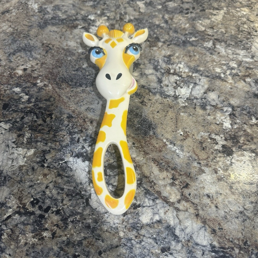 Vintage 1977 Avon‎ Giraffe Shower Brush Long Handle